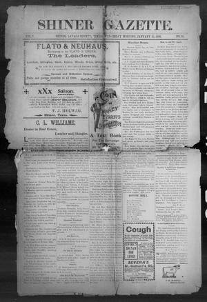 Primary view of object titled 'Shiner Gazette. (Shiner, Tex.), Vol. 7, No. 36, Ed. 1, Wednesday, January 31, 1900'.
