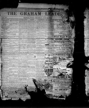 Primary view of object titled 'The Graham Leader. (Graham, Tex.), Vol. 14, No. 46, Ed. 1 Thursday, June 26, 1890'.