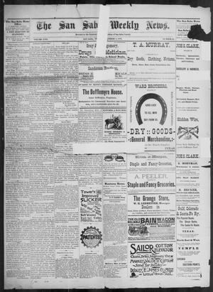 Primary view of object titled 'The San Saba Weekly News. (San Saba, Tex.), Vol. 17, No. 43, Ed. 1, Friday, September 4, 1891'.