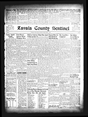 Primary view of object titled 'Zavala County Sentinel (Crystal City, Tex.), Vol. 40, No. 6, Ed. 1 Friday, June 1, 1951'.