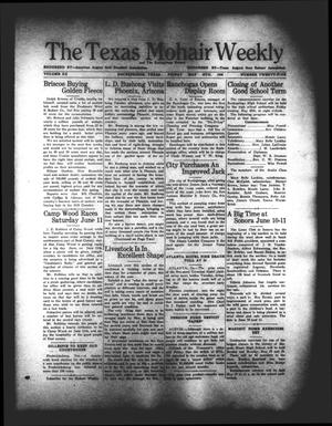 Primary view of object titled 'The Texas Mohair Weekly (Rocksprings, Tex.), Vol. 20, No. 25, Ed. 1 Friday, May 20, 1938'.