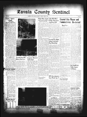 Primary view of object titled 'Zavala County Sentinel (Crystal City, Tex.), Vol. 39, No. 50, Ed. 1 Friday, April 6, 1951'.