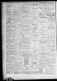 Thumbnail image of item number 2 in: 'The Waco Daily Examiner. (Waco, Tex.), Vol. 2, No. 94, Ed. 1, Friday, February 20, 1874'.