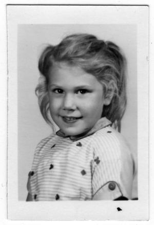 Primary view of object titled '[First Grade Picture of a Girl Named Shaun]'.