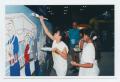 Photograph: [Students Painting Mural]