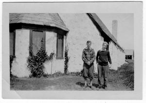 Primary view of object titled '[Unidentified Men taken at St. Mary's, Hampton Bays, Long Island, N.Y.]'.