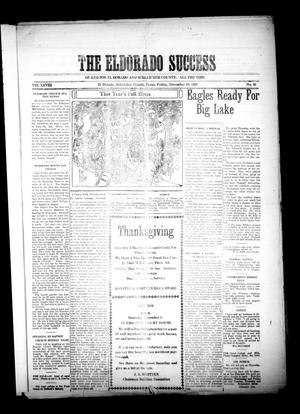 Primary view of object titled 'The Eldorado Success (Eldorado, Tex.), Vol. 28, No. 48, Ed. 1 Friday, November 30, 1928'.