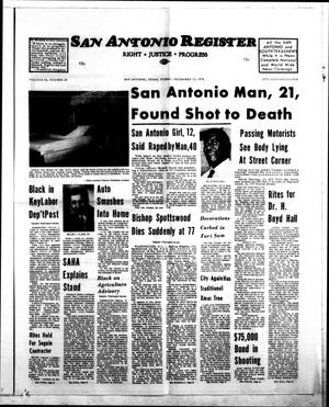 San Antonio Register (San Antonio, Tex.), Vol. 44, No. 26, Ed. 1 Friday, December 13, 1974