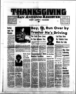 San Antonio Register (San Antonio, Tex.), Vol. 44, No. 24, Ed. 1 Friday, November 29, 1974
