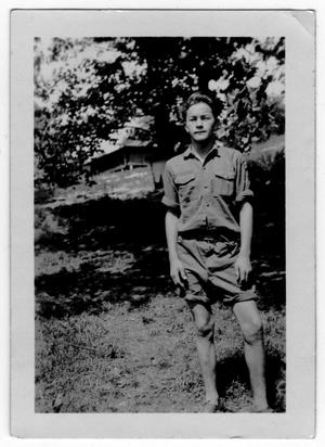 Primary view of object titled '[Unidentified Boy Scout - West Point, Virginia]'.