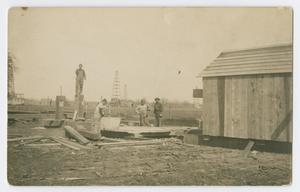 Primary view of object titled '[Men Constructing]'.