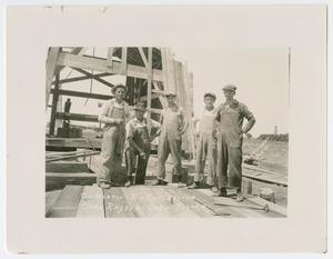 Primary view of object titled '[Photograph of Rig Contractors]'.