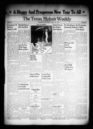 Primary view of object titled 'The Texas Mohair Weekly (Rocksprings, Tex.), Vol. 45, No. 51, Ed. 1 Friday, January 1, 1954'.