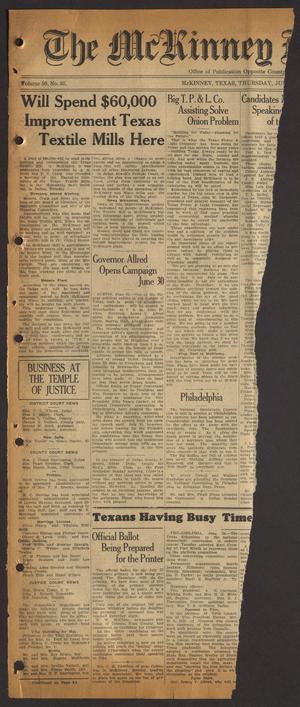 Primary view of object titled 'The McKinney Examiner (McKinney, Tex.), Vol. 50, No. 35, Ed. 1 Thursday, June 25, 1936'.