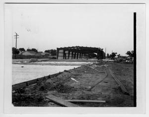 Primary view of object titled '[Construction of City of Denton Service Center]'.