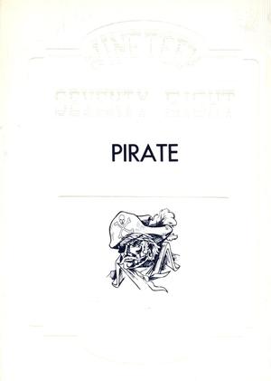 Primary view of object titled 'The Pirate, Yearbook of Old Glory High School, 1978'.