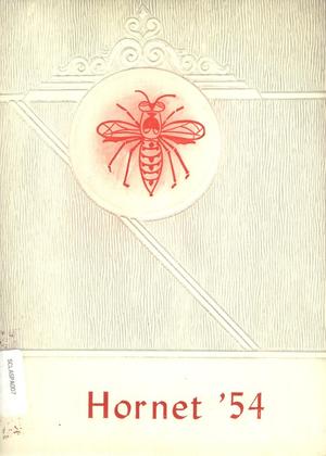 Primary view of object titled 'The Hornet, Yearbook of Aspermont Students, 1954'.