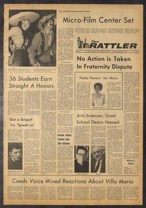 Primary view of object titled 'The Rattler (San Antonio, Tex.), Vol. 51, No. 8, Ed. 1 Friday, February 24, 1967'.