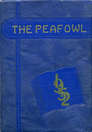 The Peafowl, Yearbook of Peacock High School, 1952