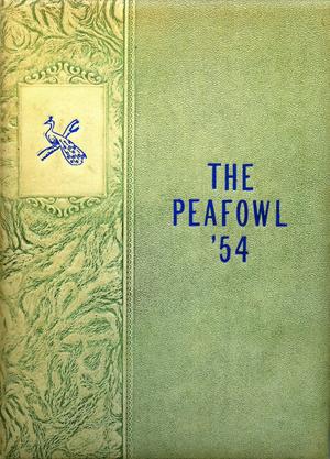 The Peafowl, Yearbook of Peacock High School, 1954
