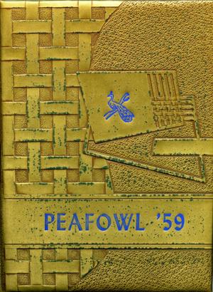 The Peafowl, Yearbook of Peacock High School, 1959