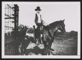 Thumbnail image of item number 1 in: '[Bud Arnett on Red Bird the Horse]'.
