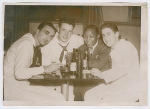 Roy Eldridge with three sailors