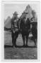 Photograph: Three Men in Uniform at Camp Mabry, Austin