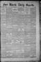 Thumbnail image of item number 1 in: 'Fort Worth Daily Gazette. (Fort Worth, Tex.), Vol. 7, No. 66, Ed. 1, Sunday, March 4, 1883'.