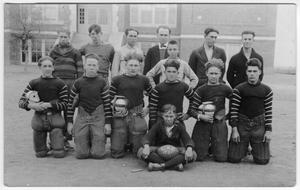 Primary view of object titled '1921 Lewisville High School Football Team'.