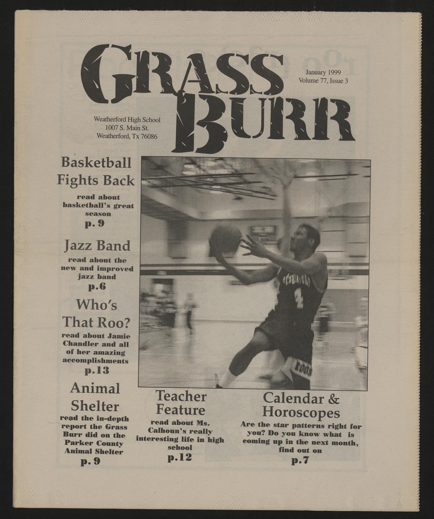 Grass Burr (Weatherford, Tex.), Vol. 77, No. 3, Ed. 1 Friday, January 1, 1999
                                                
                                                    [Sequence #]: 1 of 24
                                                