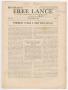 Journal/Magazine/Newsletter: Bob Shuler's Free Lance, Volume 3, Number 1, December 1918