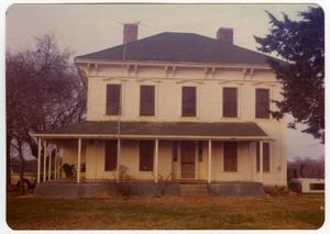 Primary view of object titled 'Front of W. C. Wright's Home in Bolivar, TX'.