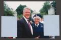 Photograph: [Charlyne Creger with President Bill Clinton]
