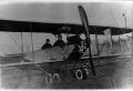 Photograph: [Lt. T.D. Milling and Lt. Sherman landing at Texas City, Tex.]