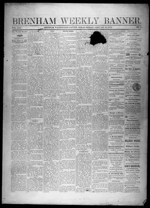 Primary view of object titled 'Brenham Weekly Banner. (Brenham, Tex.), Vol. 13, No. 3, Ed. 1, Friday, January 18, 1878'.
