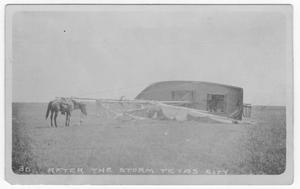 Primary view of object titled 'After the storm Texas City'.