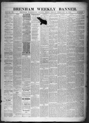 Primary view of object titled 'Brenham Weekly Banner. (Brenham, Tex.), Vol. 15, No. 7, Ed. 1, Friday, February 13, 1880'.