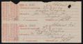 Primary view of [Two Receipts for Registered Mail]