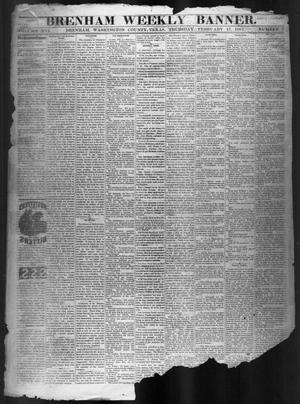 Primary view of object titled 'Brenham Weekly Banner. (Brenham, Tex.), Vol. 16, No. 7, Ed. 1, Thursday, February 17, 1881'.