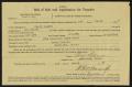 Legal Document: [Bill of Sale and Application for Transfer From Guy Patterson to Perr…