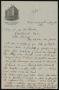 Primary view of [Letter from Henry Sayles to A. W. McQueen, August 21, 1906]