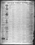 Thumbnail image of item number 1 in: 'Brenham Weekly Banner. (Brenham, Tex.), Vol. 19, No. 21, Ed. 1, Thursday, May 22, 1884'.