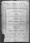 Thumbnail image of item number 1 in: 'Brenham Weekly Banner. (Brenham, Tex.), Vol. 31, No. 58, Ed. 1, Thursday, December 23, 1897'.