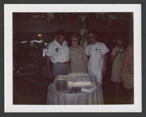 Primary view of object titled '[Photograph of Helen Corbitt at retirement party]'.