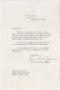 Letter: [Letter from Lady Bird Johnson to Helen Corbitt, November 3, 1967]