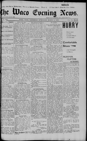 The Waco Evening News. (Waco, Tex.), Vol. 6, No. 206, Ed. 1, Wednesday, March 14, 1894