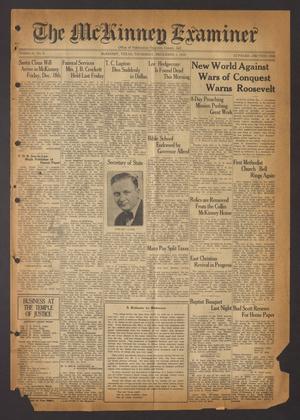 The McKinney Examiner (McKinney, Tex.), Vol. 51, No. 6, Ed. 1 Thursday, December 3, 1936