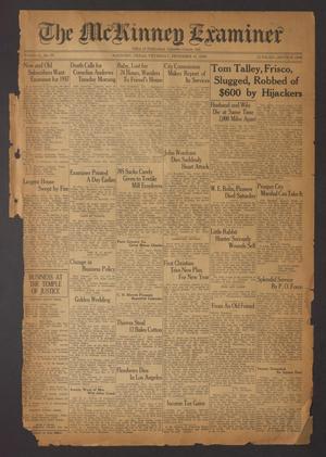 Primary view of object titled 'The McKinney Examiner (McKinney, Tex.), Vol. 51, No. 10, Ed. 1 Thursday, December 31, 1936'.