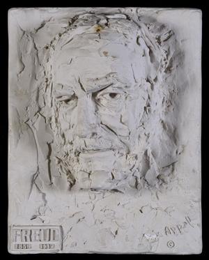 Primary view of object titled '[Bas-reliefof Sigmund Freud]'.